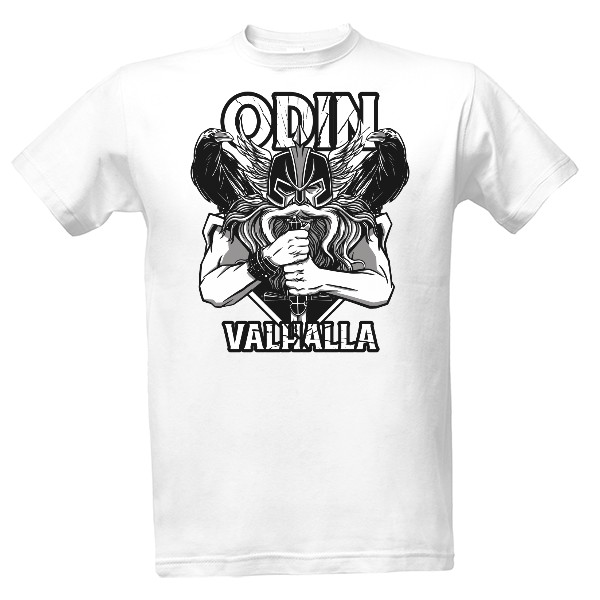 Tričko s potiskem Odin Valhalla