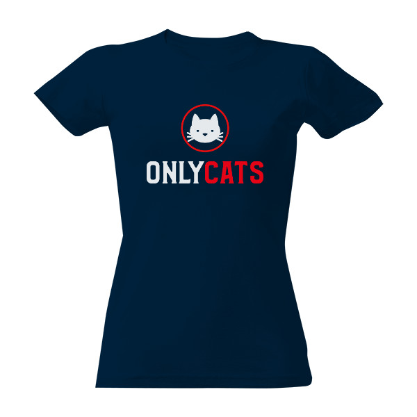 Tričko s potiskem Only cats