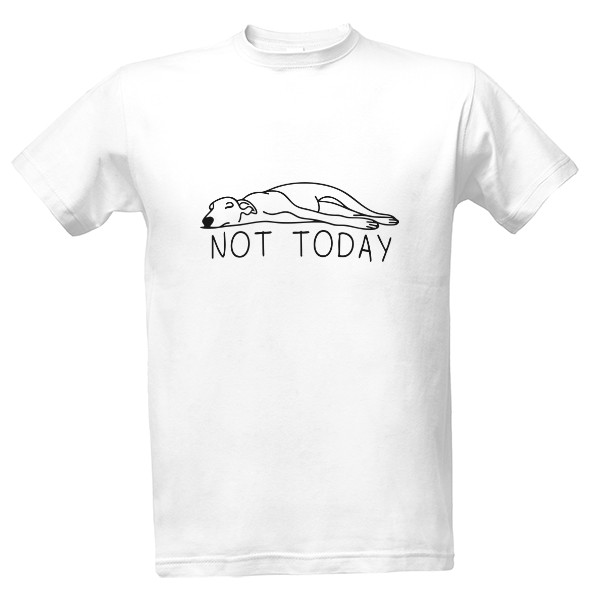 Tričko s potiskem Sleepy Dog